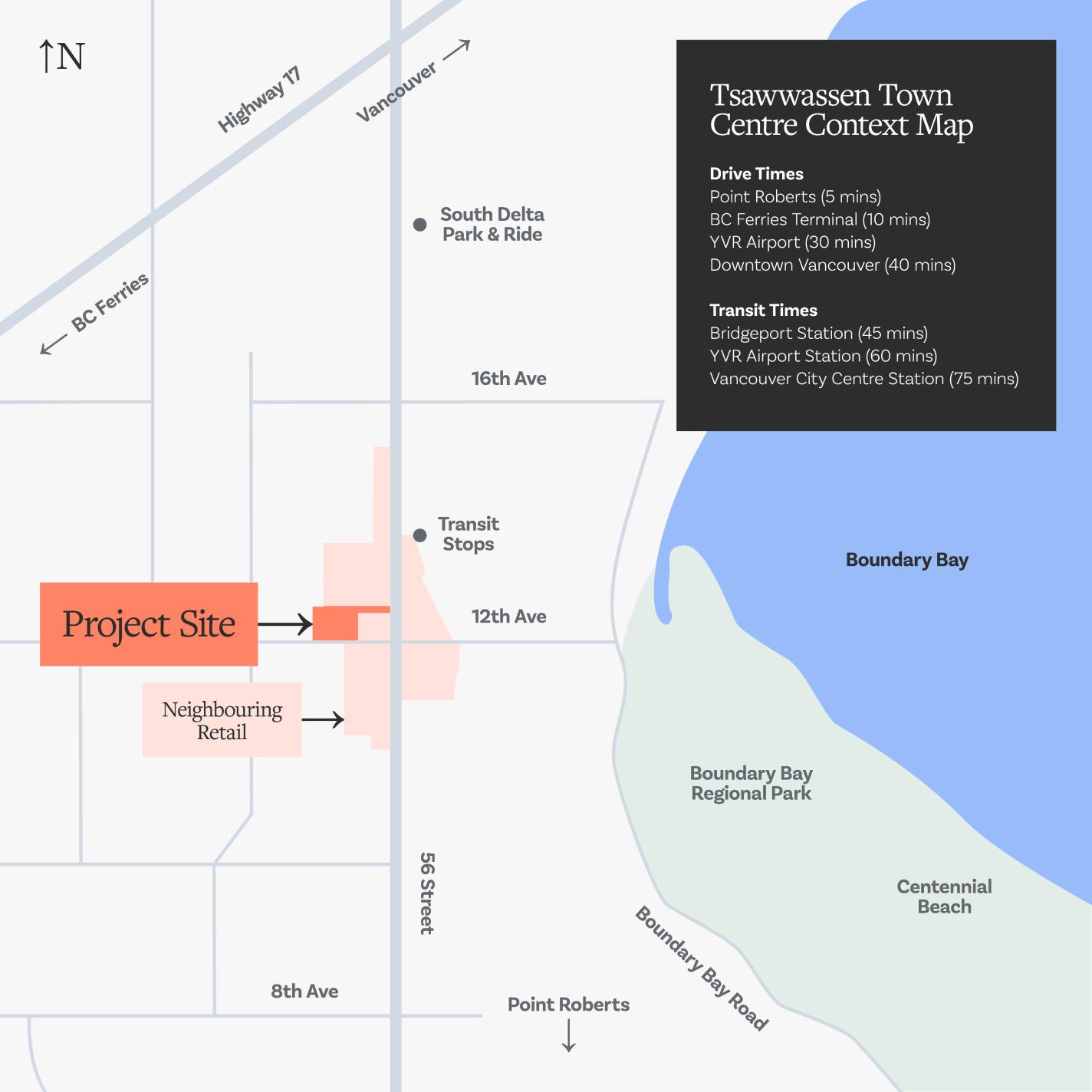 Revised Tsawwassen Town Centre Mall Map